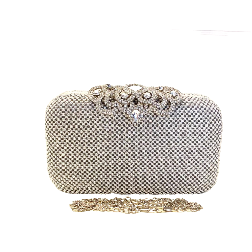 Jeweled Evening Bag - Gold - Your Perfect Gifts