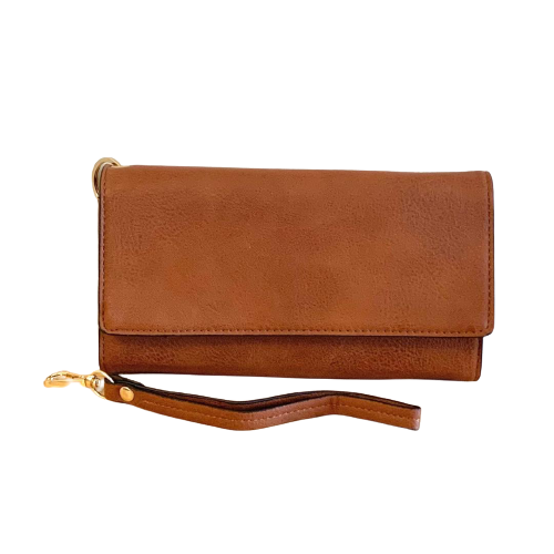 Wristlet/Wallet – Brown - Your Perfect Gifts